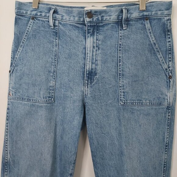 Lafayette 148 Wythe High Rise Straight Leg Jeans Size 31 - Picture 10 of 11